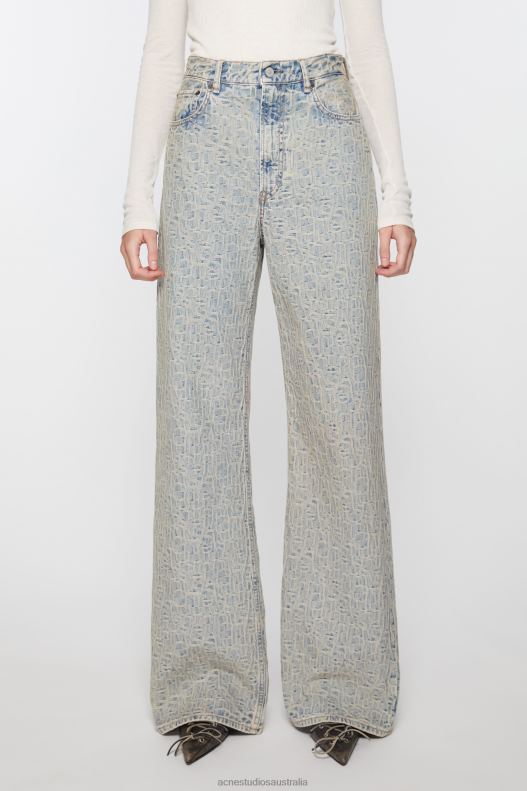 Relaxed fit jeans - 2022 Blue/Beige Acne Studios R66LJ225 Apparel