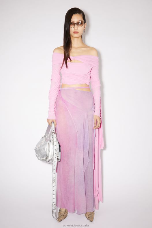 Wrap skirt Runway Show Orchid Purple Acne Studios R66LJ350 Apparel