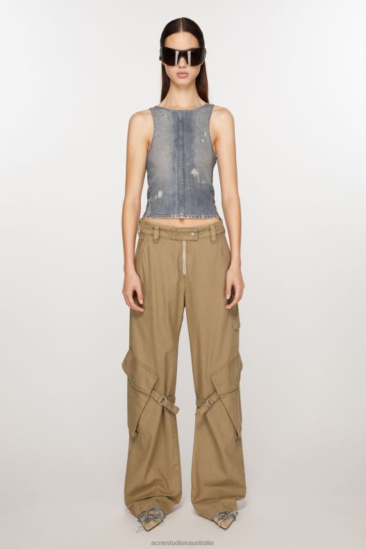 Cargo trousers Cold Beige Acne Studios R66LJ307 Apparel