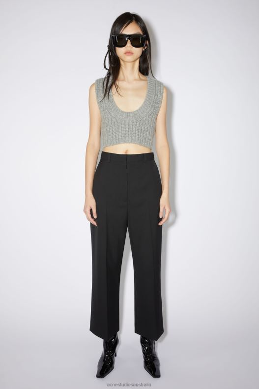 Wool blend trousers Black Acne Studios R66LJ406 Apparel