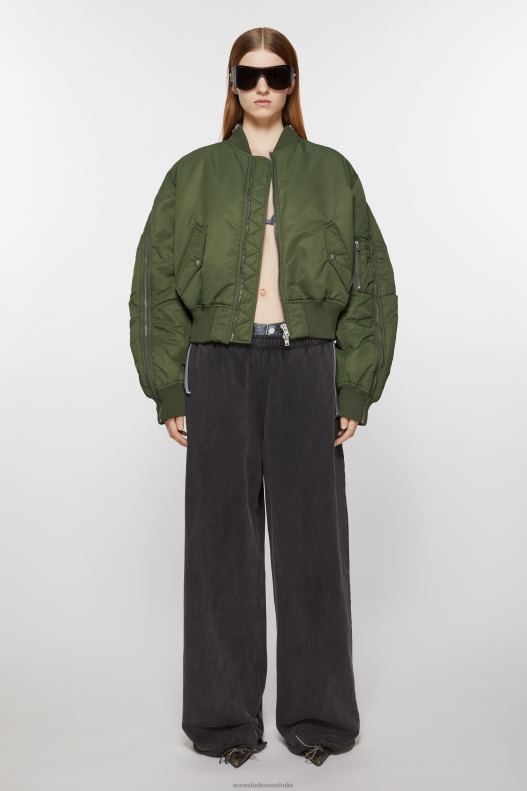 Bomber jacket Hunter Green Acne Studios R66LJ18 Apparel