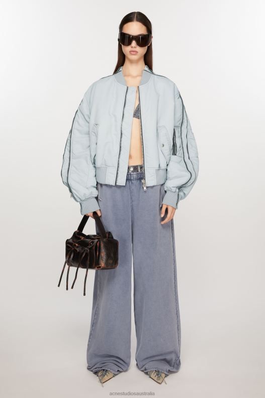 Bomber jacket Powder Blue Acne Studios R66LJ17 Apparel