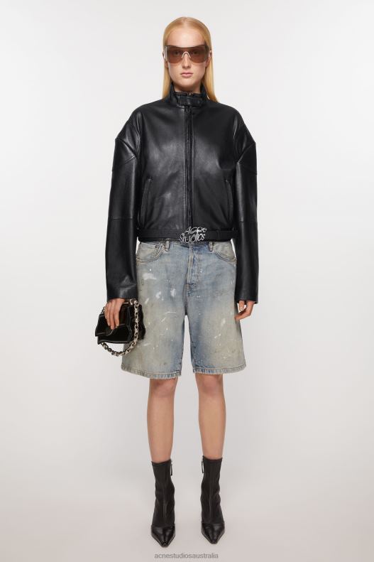 Leather jacket Black Acne Studios R66LJ14 Apparel