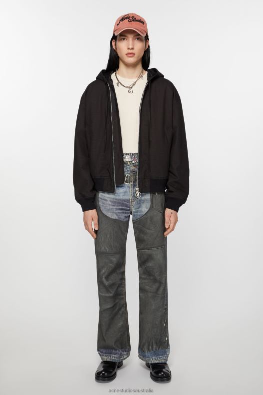 Ripstop padded jacket Black Acne Studios R66LJ894 Apparel