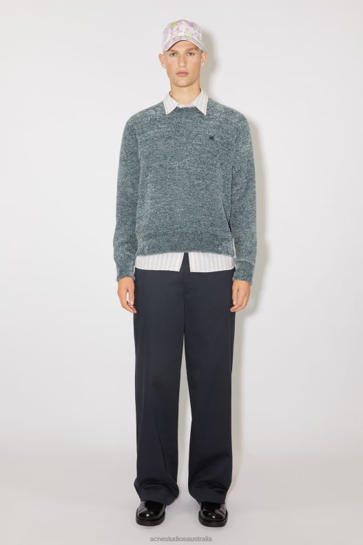 Crew neck knit jumper Unisex Grey Acne Studios R66LJ937 Apparel