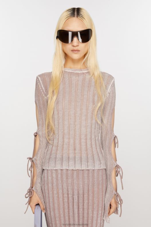 Jumper knot details Dusty Pink Acne Studios R66LJ63 Apparel