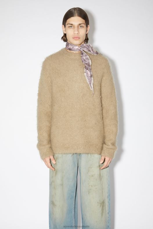 Mohair wool jumper Dark Beige Acne Studios R66LJ946 Apparel