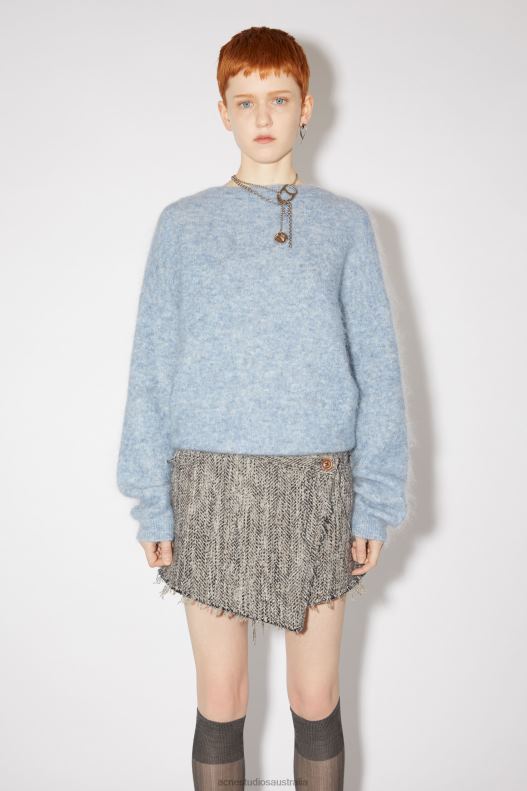 Wool mohair jumper Denim Blue Acne Studios R66LJ106 Apparel