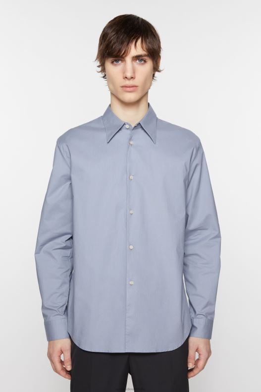 Button-up shirt Dusty Blue Acne Studios R66LJ986 Apparel