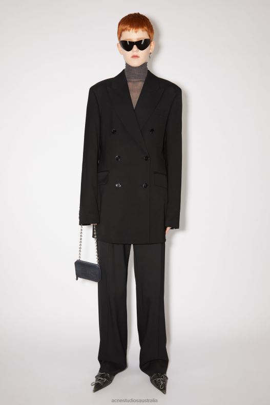 Relaxed fit suit jacket Black Acne Studios R66LJ135 Apparel