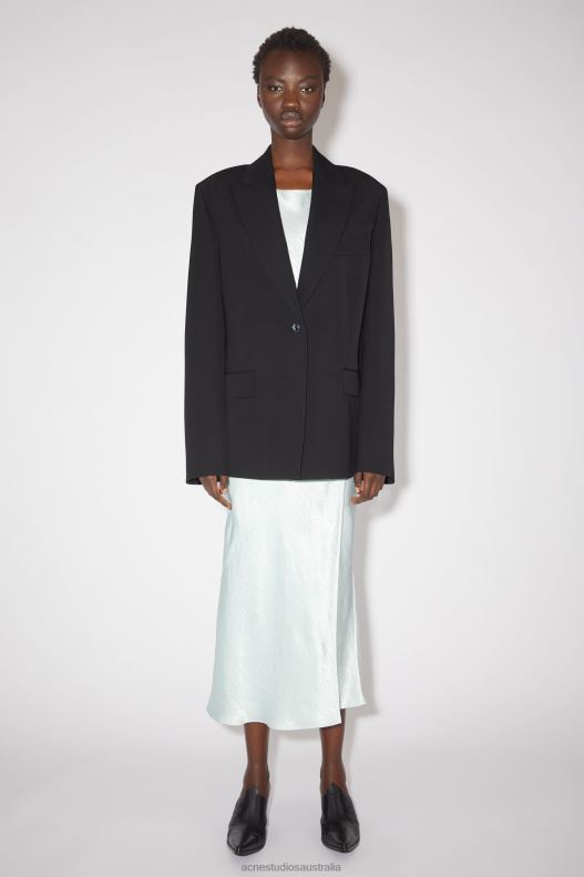 Relaxed fit suit jacket Black Acne Studios R66LJ409 Apparel