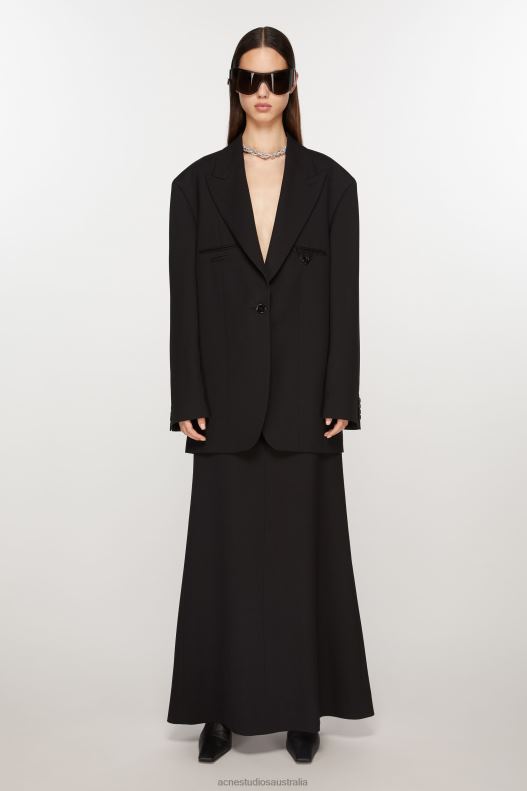 Single-breasted jacket Black Acne Studios R66LJ124 Apparel