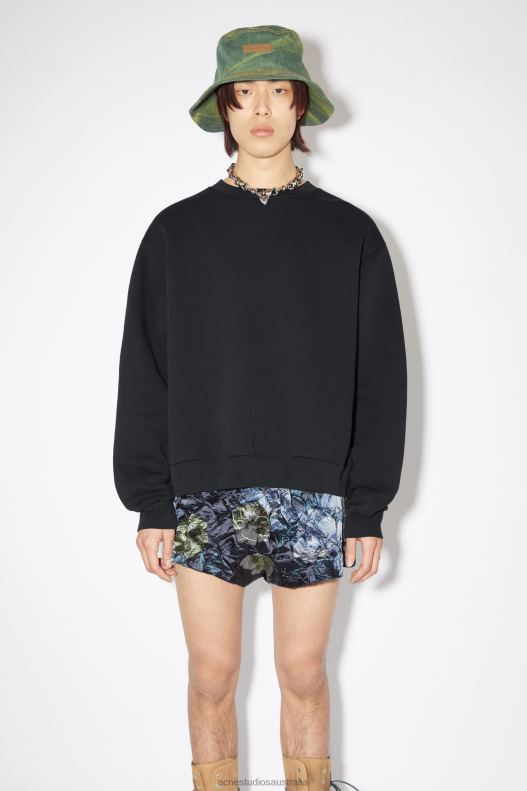 Crew neck sweater Black Acne Studios R66LJ984 Apparel