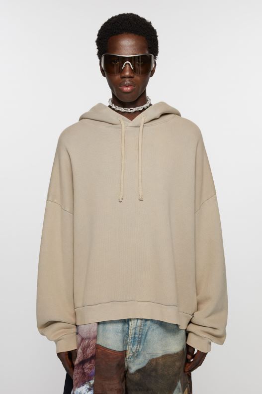 Hooded sweater Concrete Grey Acne Studios R66LJ969 Apparel