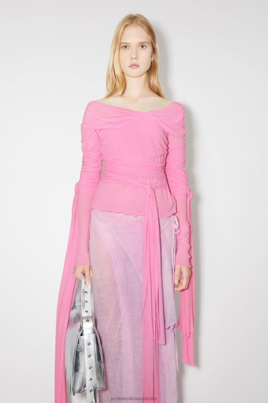 Draped top Runway Show Pink Acne Studios R66LJ213 Apparel