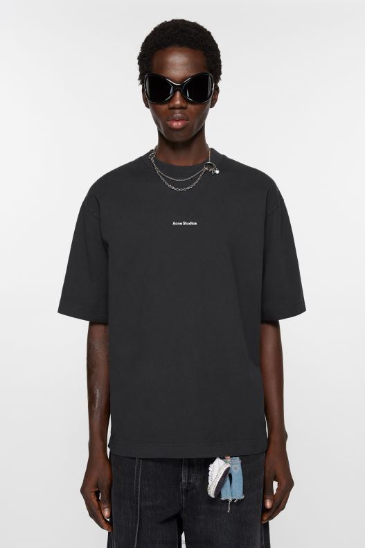 Logo t-shirt Black Acne Studios R66LJ1018 Apparel