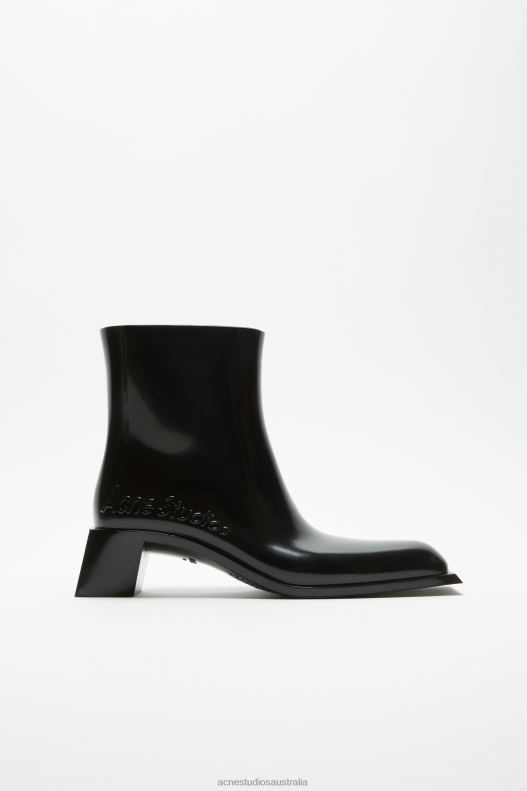 Rubber ankle boots Black Acne Studios R66LJ449 Footwear