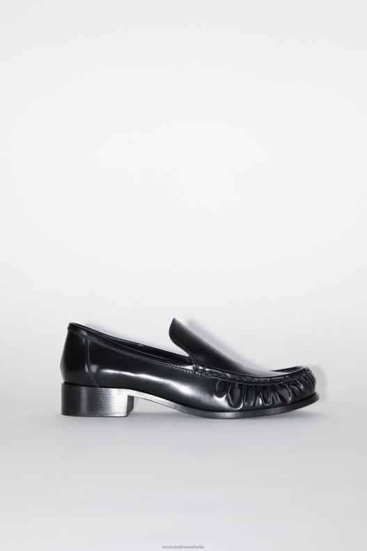 Leather loafers Black Acne Studios R66LJ491 Footwear